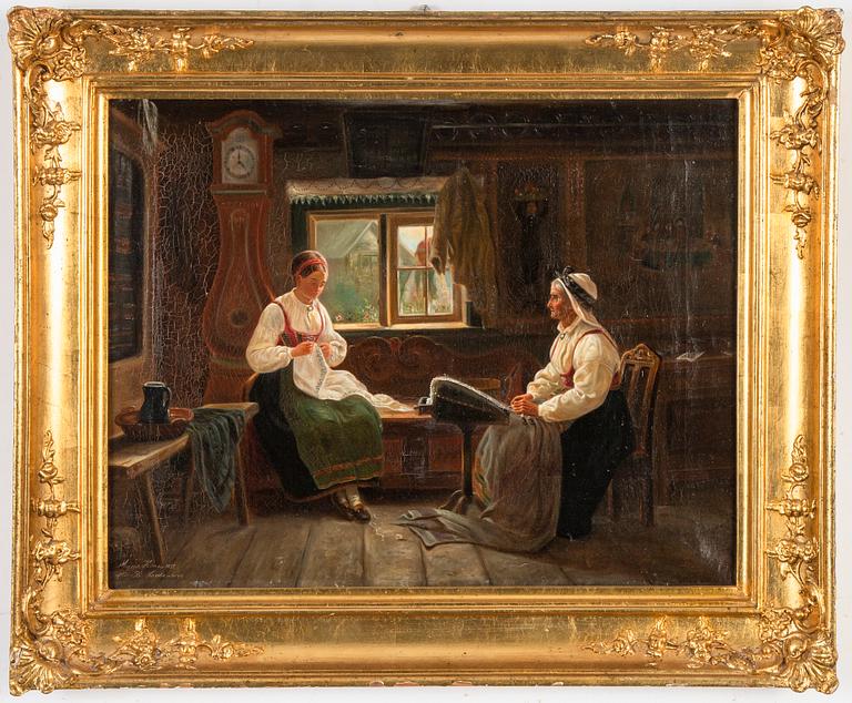 Bengt Nordenberg, kopia efter, olja på duk.