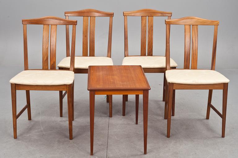 MATSALSMÖBLEMANG, 6 delar, 1900-talets andra hälft.