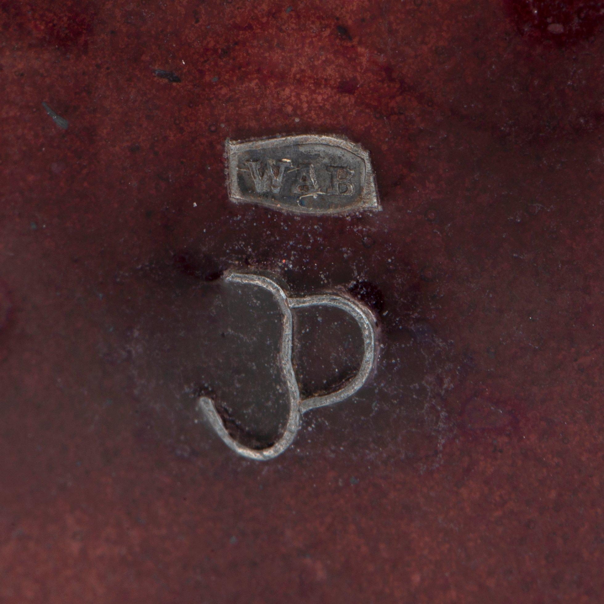 WA Bolin design Juliana Pfeiffer an enamel brooch.