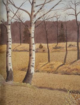 Oskar Bergman, "Vår vid Erstavik".