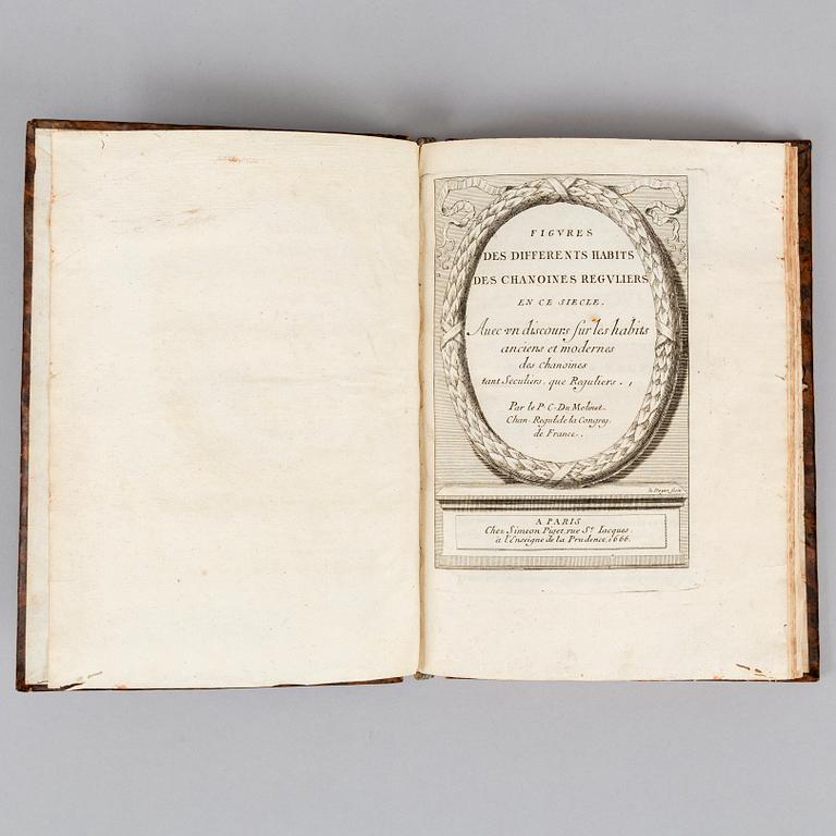 Ecclesiastical costume 1666, 31 engraved plates.