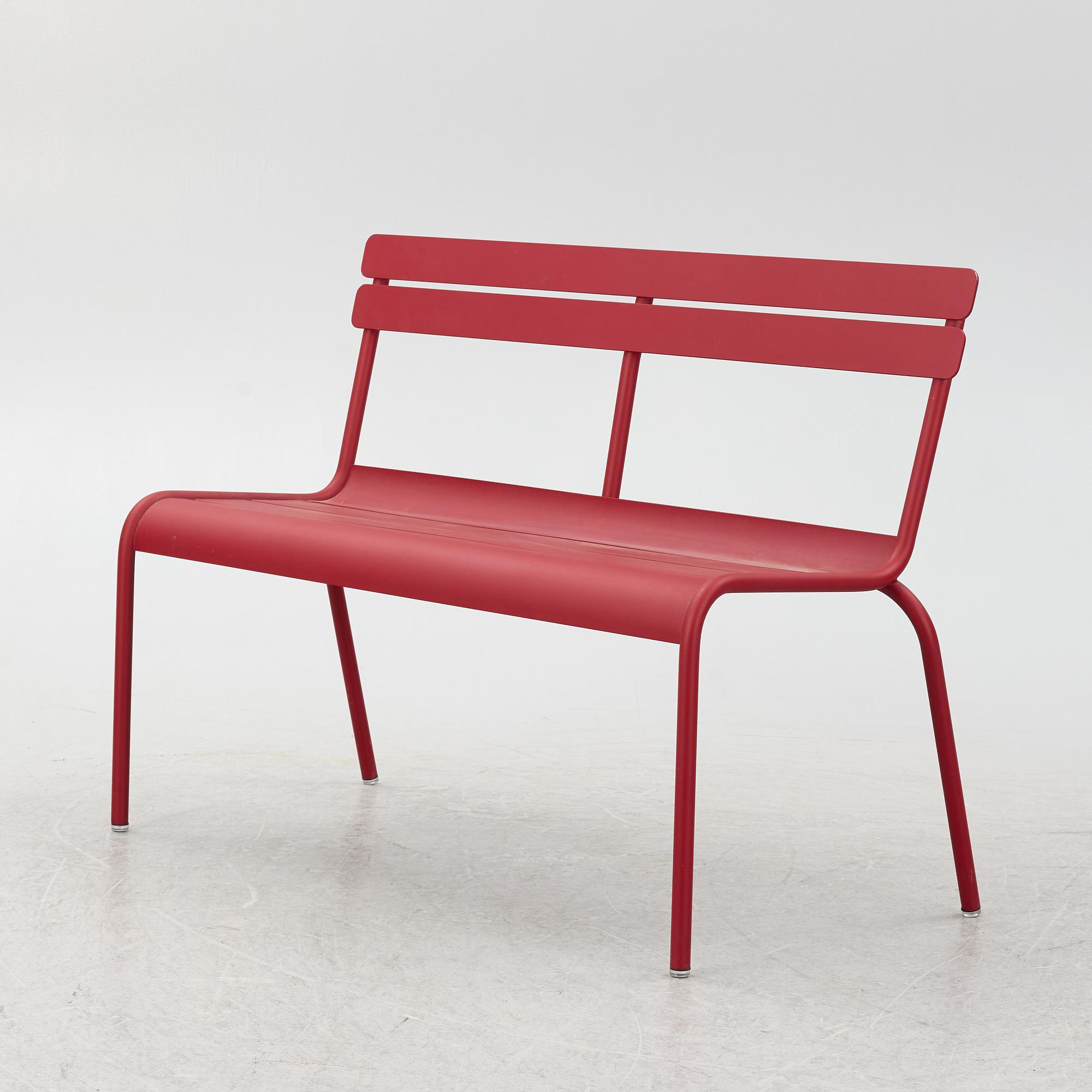 Frédéric Sofia, trädgårdssoffa, "Luxembourg", Fermob, 2000-tal.