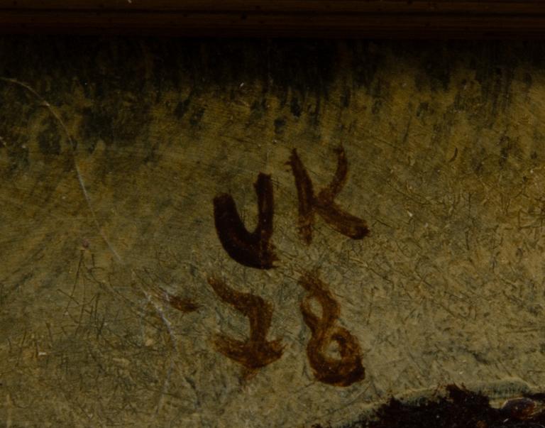 UNTO KOISTINEN, öljy levylle, signeerattu ja päivätty -78.