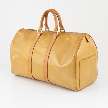 Louis Vuitton, weekend bag, "Vernis Keepall 45".