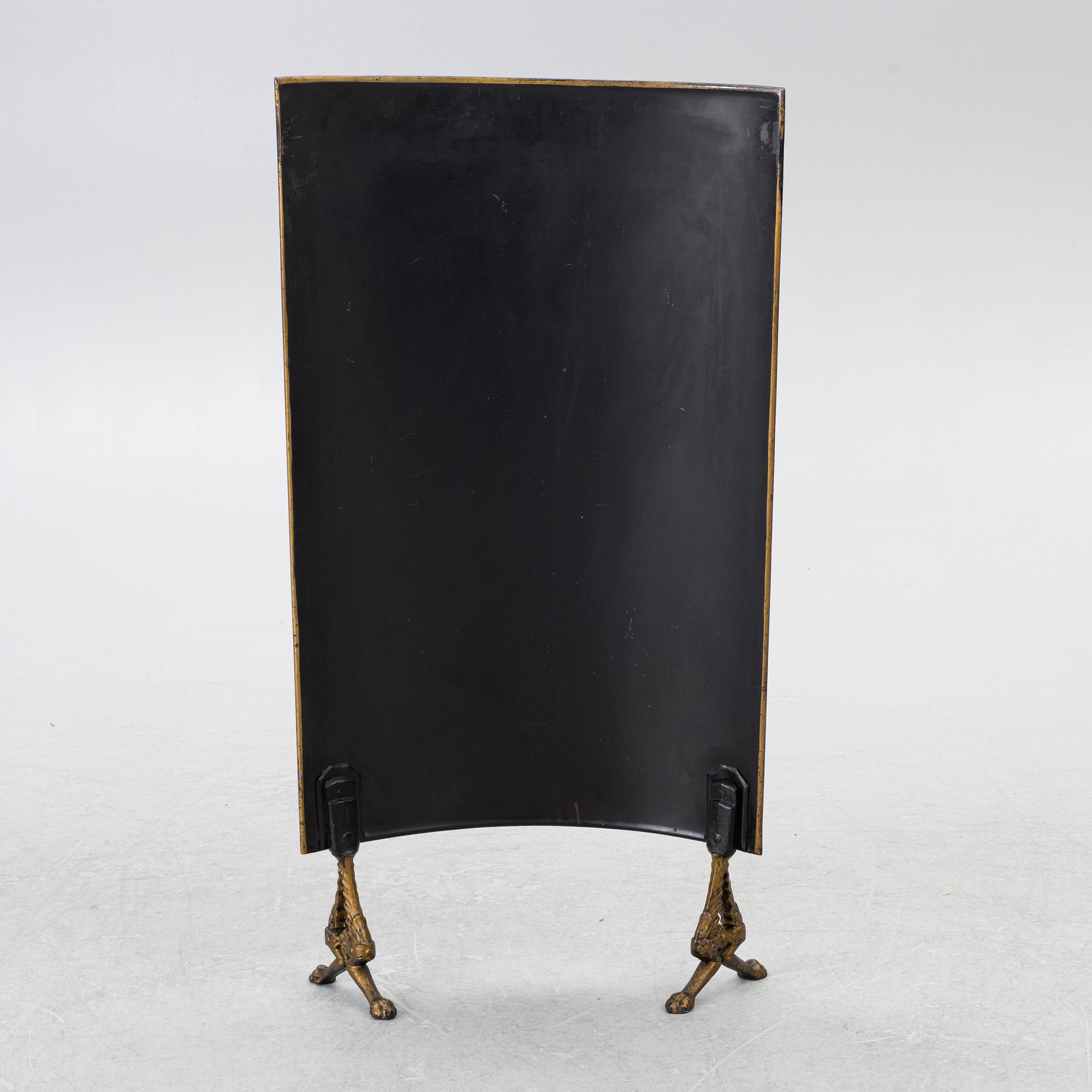 A fire guard, around 1900.