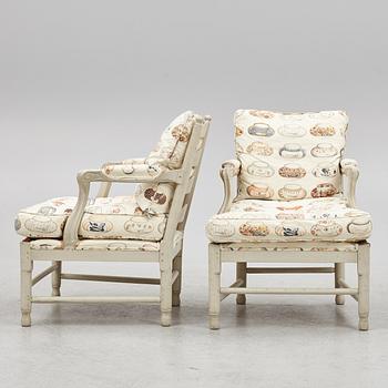 A pair of chairs, second half of the 20th Century.