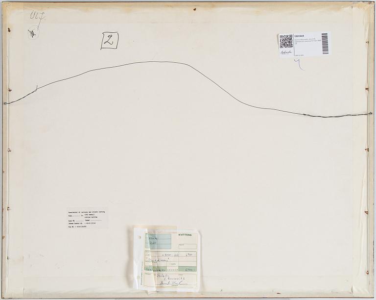 Gunnar Brusewitz, watercolour, signed and dated 1988.