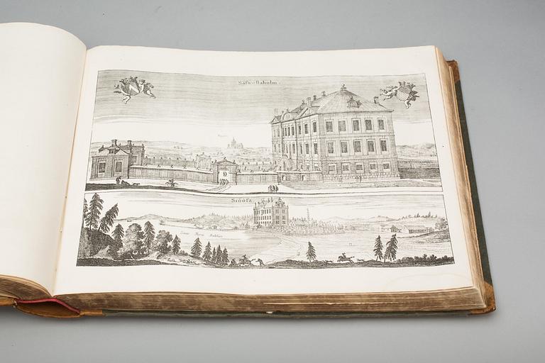 BOK, "Suecia Antiqua et Hodierna", Erik Dahlberg. 1800-tal.