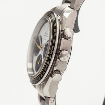 Omega, Speedmaster, Racing, "Panda", co-axial, 100m, wristwatch, 40 mm.