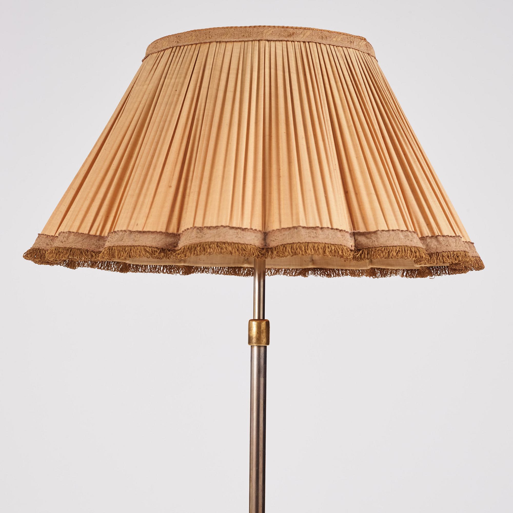 Erik Tidstrand, a floor lamp, model "29676", Nordiska Kompaniet, 1930-40s.