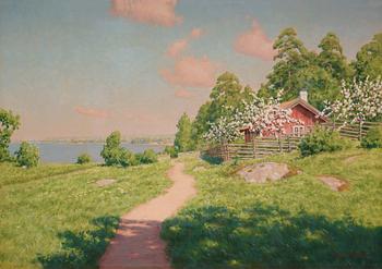 836. Johan Krouthén, Summer landscape.