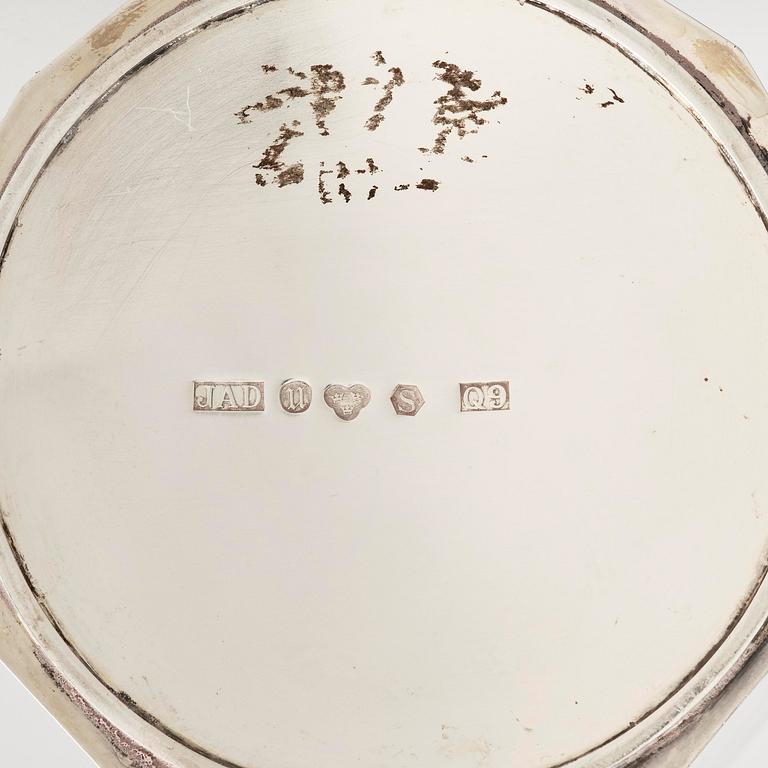 Jan Ante Dahlstedts Silversmedja, a silver decanter with lid, Umeå, Sweden, 1966.