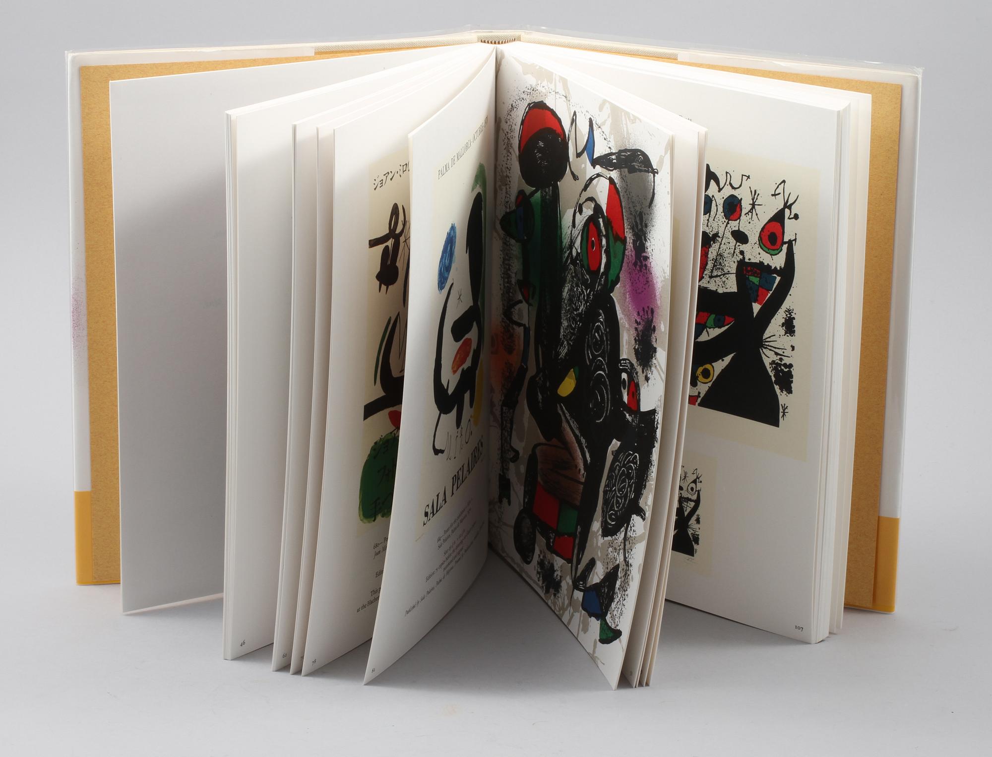BOK," Joan Miró Lithographe IV 1969-1972", Nicolas and Elena Calas, Maeght Éditeur, Paris 1981, numrerad 1522/4000.