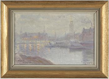 ERIK TRYGGELIN, olja på duk, signerad och daterad 1924.