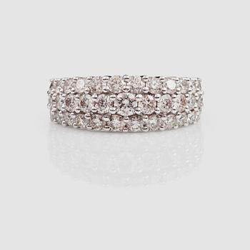 1389. A  brilliant-cut diamond ring circa 2.30 cts.