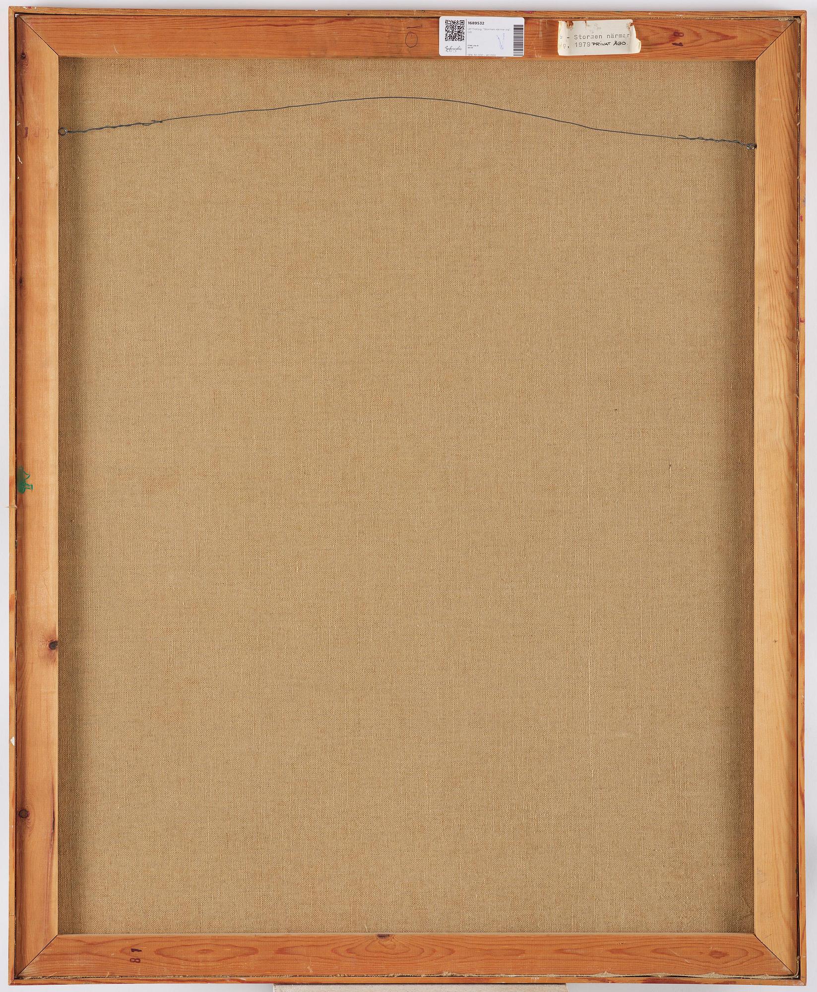 Ulf Trotzig, "Stormen närmar sig".