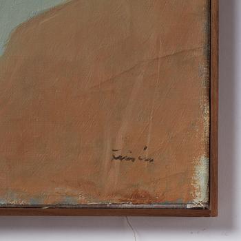 Vera Frisén, oil on relined canvas, signed.