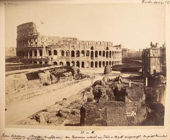 Photographs 6 boxes Forum Romanum, Rome around 1900.