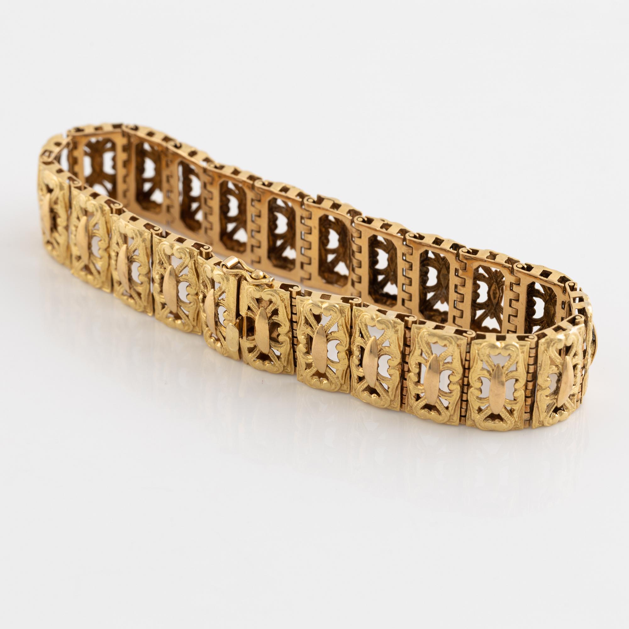 18K gold, Italian mark, Verona.
