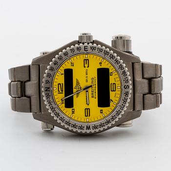 BREITLING, Emergency, Chronometer, armbandsur, 43 mm,