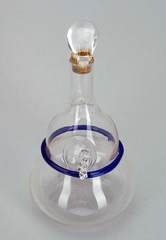 KARAFF, glas, "Art Josefina"  sign. Björn Weckström, Notsjö.