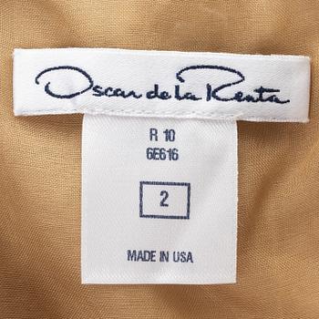 Oscar de la Renta, a silk dress size 2.