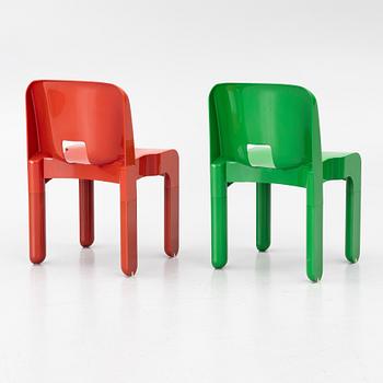 Joe Colombo, Chairs, a pair, "Universal", Kartell, second half of the 20th century.
