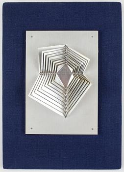 ARNE JONES, väggrelief,  aluminium, signerad och daterad 1964-68.