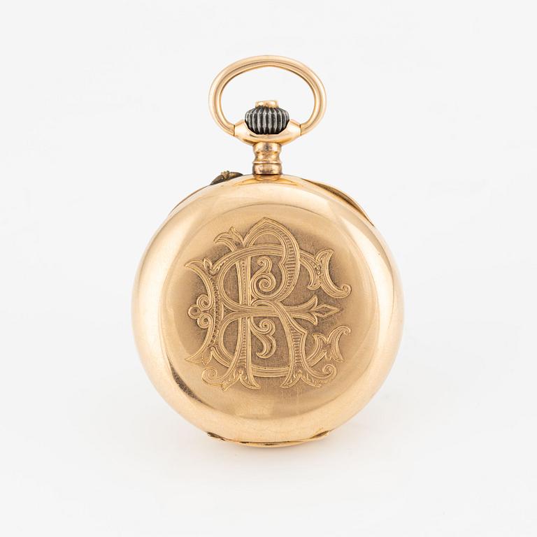 Pocket watch, chronograph, 50 mm.