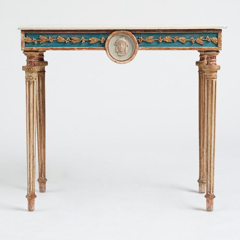 Konsolbord, Stockholmsarbete 1700-talets slut, Sengustavianskt.