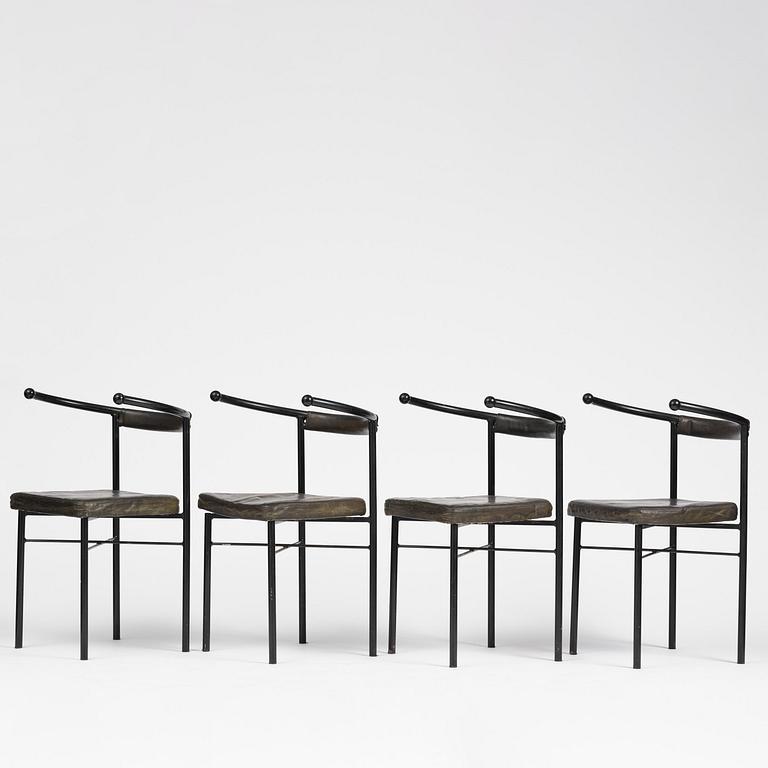 Jonas Bohlin, a set of four "Point" chairs, Källemo, Värnamo, post 1985.