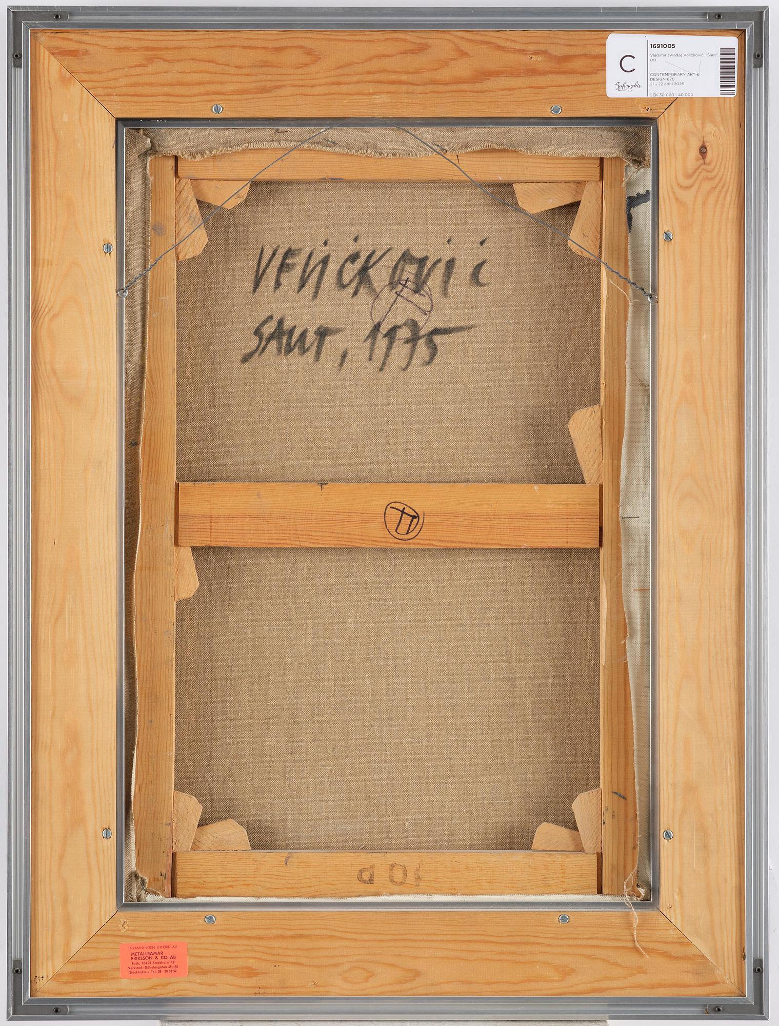 Vladimir (Vlada) Veličković, "Saut".