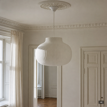 Benjamin Hubert, taklampa, "Strand Pendant Lamp", Muuto.