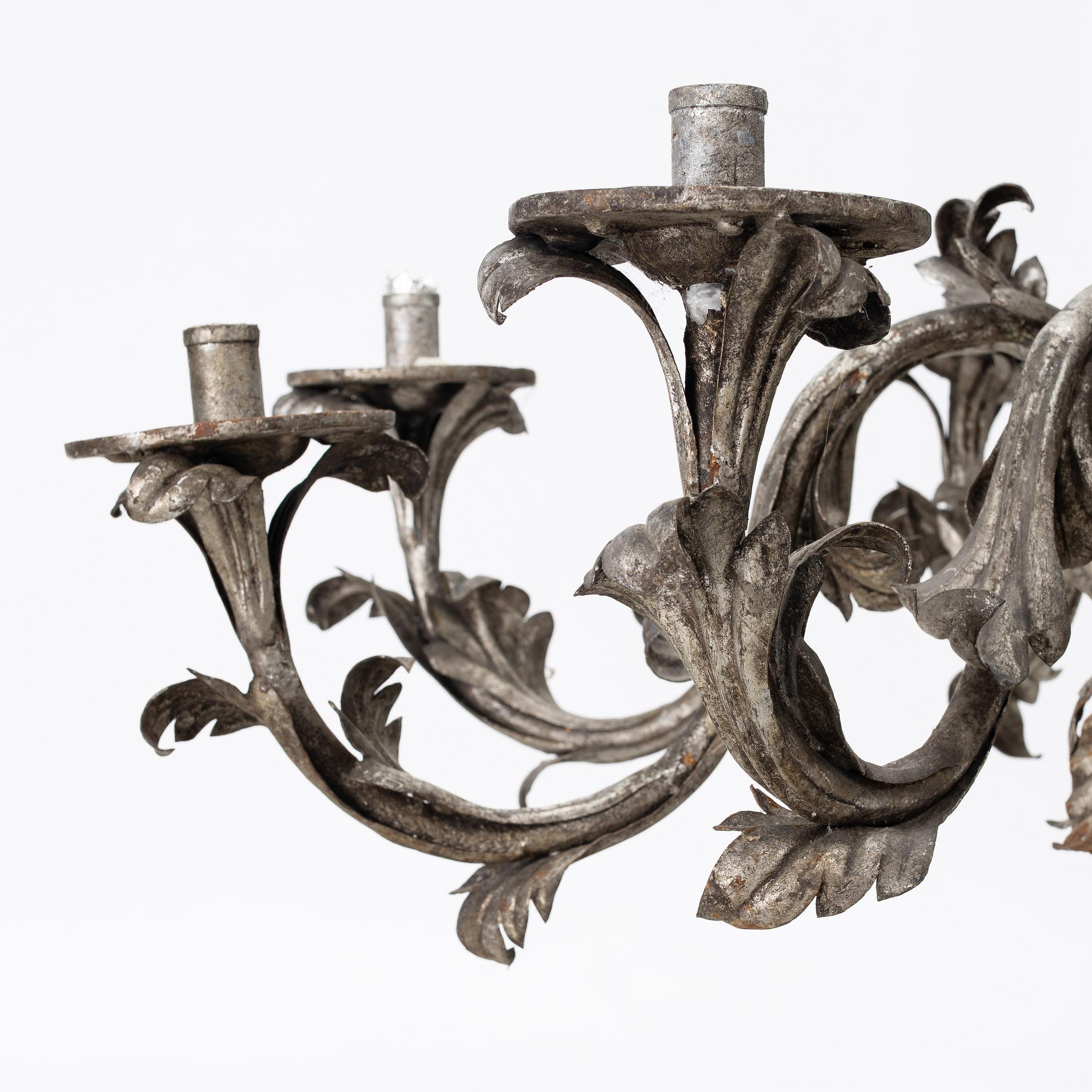 A Rococo style chandelier, France, 20th century.