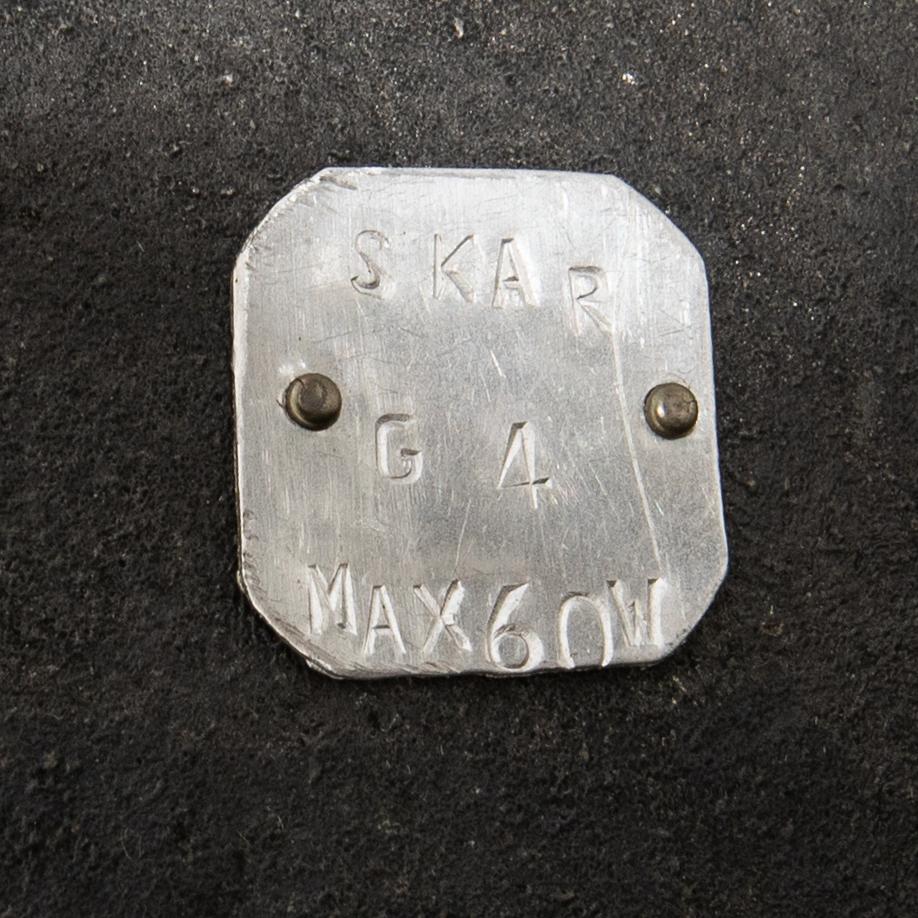 Floor lamp, mid-20th century.