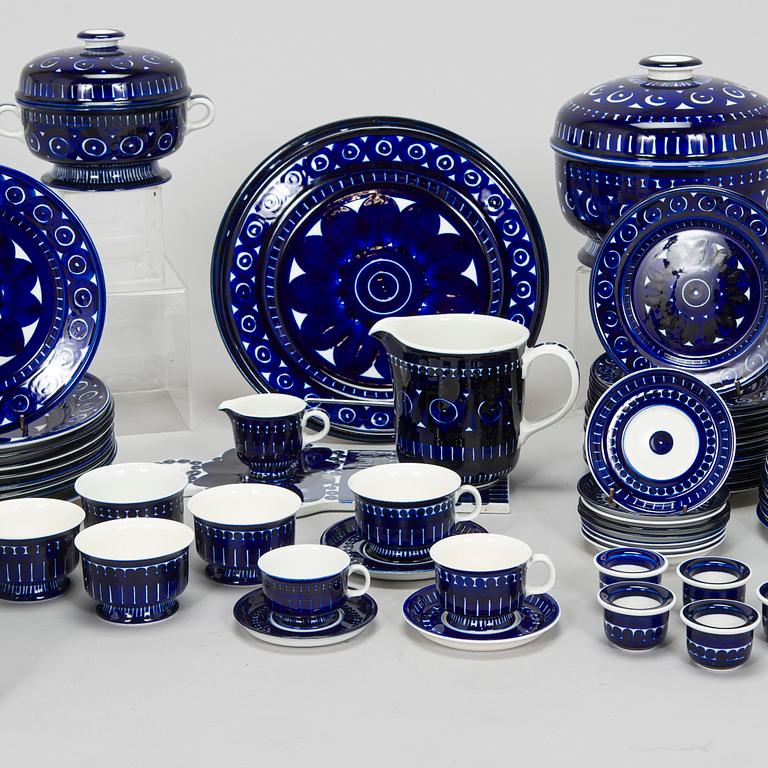Ulla Procopé, mat- och kaffeservis, 82 delar, "Valencia", Arabia 1960-tal.