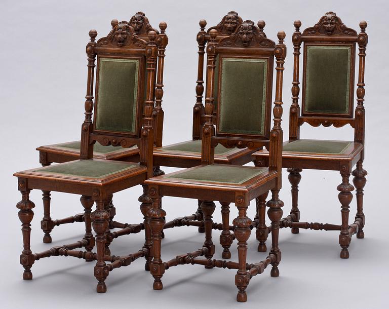 STOLAR, 5 st, nyrenässans, 1800-talets slut.