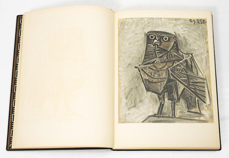 Pablo Picasso, bok, La Guerre et la Paix, signerad upplaga 25/50.