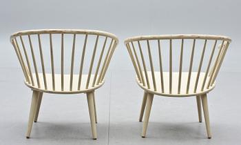 KARMSTOLAR, ett par, "Eker", Gillis Lundgren, IKEA, 1960-tal.