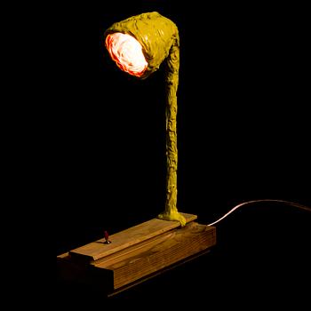 TEEMU SALONEN, skulptur/bordslampa, "Jake", signerad Teemu Salonen 2016.