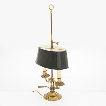 Bordslampa, Bouillotte modell, Frankrike, 1800-talets senare del.