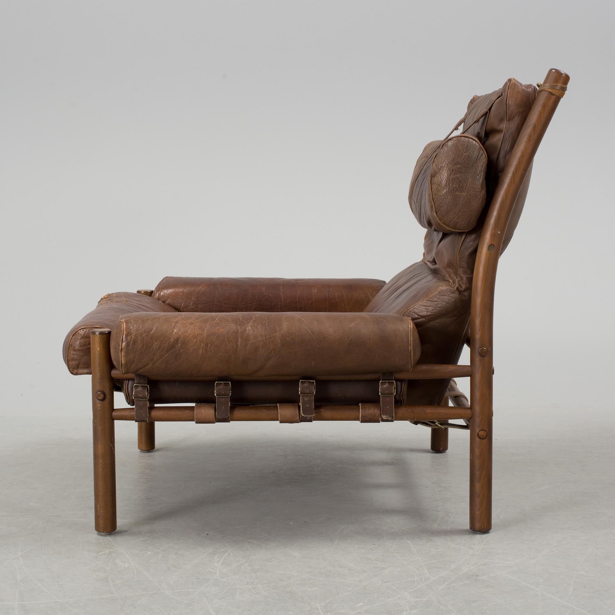 ARNE NORELL, an 'Inca' easy chair, 1970's.