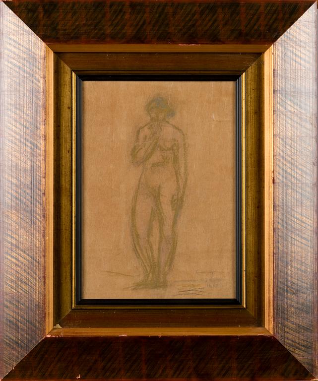 ELLEN THESLEFF, pastell, signerad och daterad 11.XII -35.