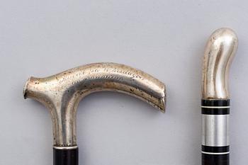 KÄPPAR,3 st, silver, omkring 1900.