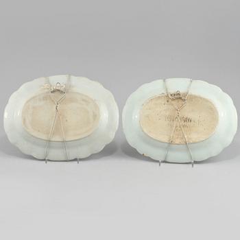 FAT, ett par, porslin, Kina, 1700-tal.