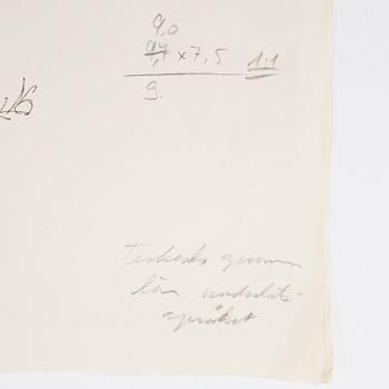 BJÖRN BERG, two ink drawings from "Teskedsgumman". One signed.