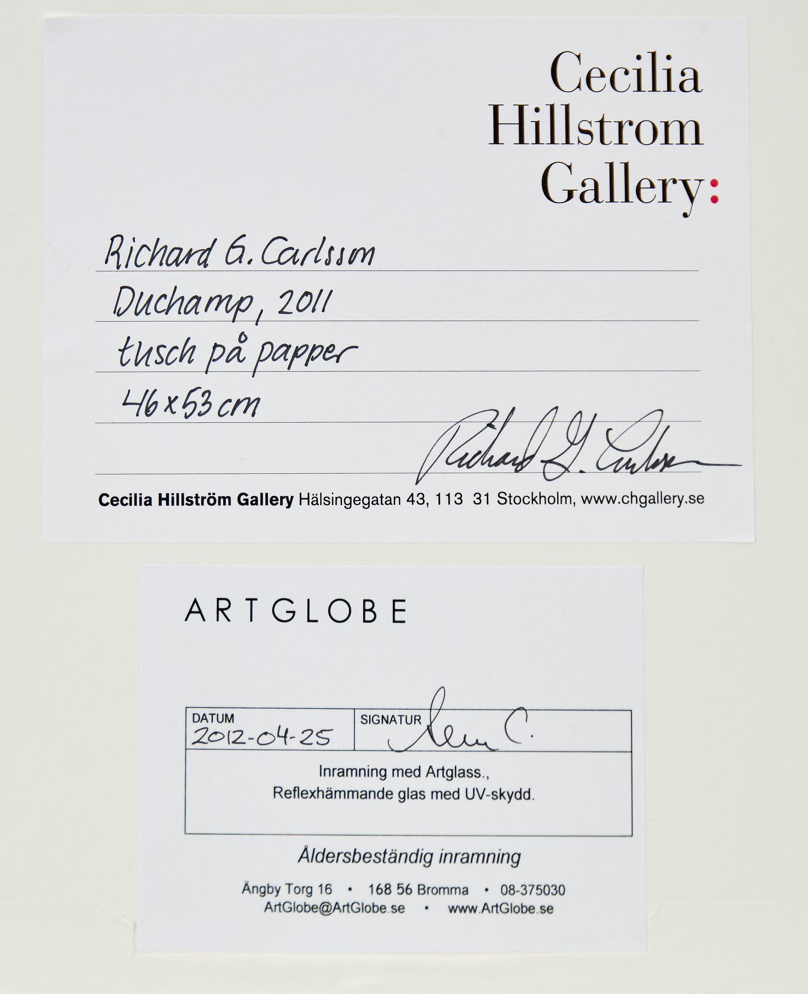 Richard G. Carlsson, "Duchamp".