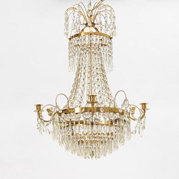 Chandelier, Empire style, 20th century.