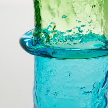 Oiva Toikka, vas, "Bambu", signerad Oiva Toikka Nuutajärvi Notsjö.