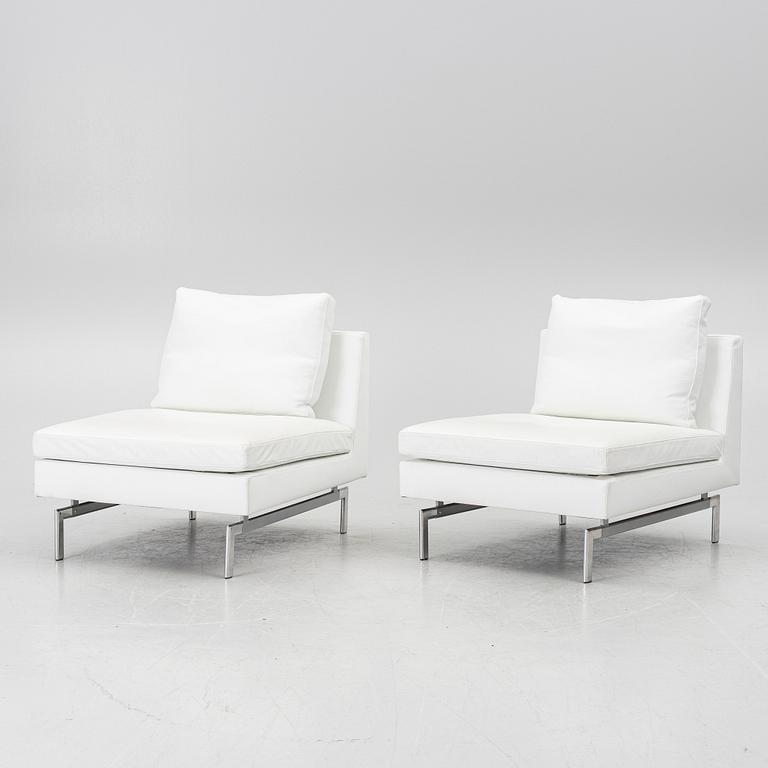 Armchairs, a pair, Ligne Roset, France.